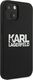 Karl Lagerfeld Etui Karl Lagerfeld KLHCP13SSLKLRBK Apple iPhone 13 mini Silicone Stack Logo czarny/black 3
