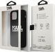 Karl Lagerfeld Etui Karl Lagerfeld KLHCP13SSLKLRBK Apple iPhone 13 mini Silicone Stack Logo czarny/black 8