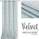 AmeliaHome CURT/AH/VELVET/SILVERLEAVES/MINT/140X245 1