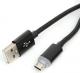 Kabel USB Omega USB-A - microUSB 1 m Czarny (OUAMFMB) 2