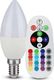 V-TAC Żarówka LED V-TAC 3.5W E14 Świeczka Pilot VT-2214 6400K+RGB 320lm 1