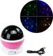 Atmosphera Lampka nocna projektor gwiazd 2w1 USB fioletowa 2