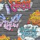 DUTCH WALLCOVERIN DUTCH WALLCOVERINGS Tapeta z motywem graffiti, wielokolorowa, L179-01 1