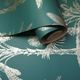 DUTCH WALLCOVERIN DUTCH WALLCOVERINGS Tapeta we wzór drzew tropikalnych, morsko-srebrna 3
