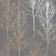 DUTCH WALLCOVERIN DUTCH WALLCOVERINGS Tapeta Rhea Trees, szarość i różowe złoto 2