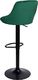 Gmm Group Hoker krzesło barowe CYDRO BLACK zielone Velvet universal 3