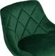 Gmm Group Hoker krzesło barowe CYDRO BLACK zielone Velvet universal 6