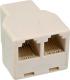 InLine Adapter 1x RJ12 - 2x RJ12 (69999B) 1