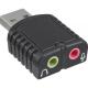 Karta dźwiękowa InLine InLine USB Przenośna karta muzyczna zewnętrzna UltraTiny - 33051D 1