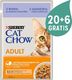 Purina PURINA Cat Chow Adult Jagnięcina i zielona fasolka 85g Saszetka 20+6 GRATIS 1