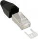 InLine Wtyczka RJ45, 8P8C, czarny 10 szt (74510S) 1