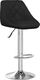 vidaXL Krzesło barowe, czarne, sztuczna skóra 1
