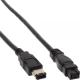 InLine Firewire 9-pin - Firewire 6-pin, 2m, Czarny (36902) 1