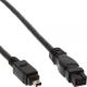 InLine Firewire 9-pin - Firewire 4-pin, 1m, Czarny (34901) 1
