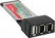 Kontroler InLine Express Card 34 - 2x Port FireWire 400 + 1 Port USB 2.0 (66798) 1