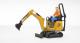 Bruder bworld JCB Micro Excavator 8010 CTS and Man (62002) 1
