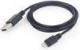 Kabel USB Gembird USB-A - Lightning 1 m Czarny (CC-USB2-AMLM-1M) 2