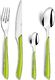 Amefa Amefa 24-częściowy zestaw sztućców Eclat, zielony 1