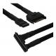 Nanoxia SATA 15-pin - 4-pin, 0.45m, Czarny (NXSKKAG) 1