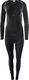 Brugi Bielizna termoaktywna damska zestaw bluza + spodnie legginsy 2RCG czarny rozmiar L/XL 1