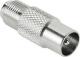 Hama Adapter Gniazdo F - Wtyk Aantenowy (001224870000) 1