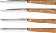 Opinel Opinel Set of 4 table knives Bon Appetit South Olive Wood No 125 1