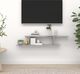 vidaXL Wisząca szafka pod TV, szarość betonu, 125x18x23 cm, płyta 1