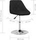 vidaXL Krzesło biurowe, czarne, sztuczna skóra 7