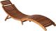 vidaXL Ogrodowy leżak ze stolikiem i poduszką, lite drewno akacjowe 3
