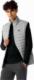 4f 4F Men's Vest H4Z21-KUMP001-27M szary L 1