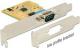 Kontroler Delock PCIe 2.0 x1 - Port szeregowy RS-232 DB9 (89444) 1
