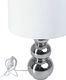 Lampa stołowa Pepco Lampa ceramiczna Srebrny 2