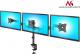 Maclean Uchwyt biurkowy na 3 monitory 13" - 27" (MC-691) 1