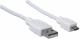 Kabel USB Manhattan USB-A - microUSB 1.8 m Biały (324069) 2