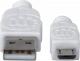 Kabel USB Manhattan USB-A - microUSB 1.8 m Biały (324069) 3