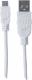Kabel USB Manhattan USB-A - microUSB 1.8 m Biały (324069) 4
