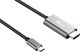 Kabel USB Trust USB-C - HDMI 1.8 m Czarno-srebrny (1_739849) 1