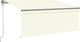 vidaXL Automatycznie zwijana markiza z zasłoną, 3x2,5 m, kremowa 2