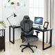 Fotel Songmics RACINGCHAIR szary (RCG13G) 3