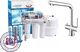 Supreme RO8 Premium - 8 Stopniowy system odwróconej osmozy z baterią 4-drożną chromowaną 1