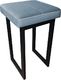 Atos Taboret MAESTRO BL VELVET szary 1