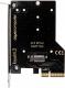 Aqua Computer Adapter PCIe 3.0 x4 - M.2 SSD NGFF M-key (53223) 2