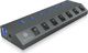 HUB USB Icy Box 7x USB-A 3.0 (IB-HUB1701-C3) 1