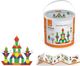 Viga Toys Drewniane Klocki Płaskie w wiaderku 250 elementów 1