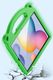 Etui na tablet Dux Ducis Etui SAMSUNG GALAXY TAB S6 LITE ( P610 / P615 ) Dux Ducis Panda Pancerne Silikonowe dla dzieci +Podstawka zielone 3