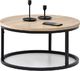 ModernHome Stolik kawowy loft nowoczesny industrialny 60 cm 1