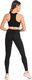 Teyli Legginsy damskie bawełniane Classico czarne Czarny 3XL 1