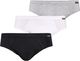 Teyli Wielopak slipów bawełnianych Toni XL Czarny-biały-szary 1