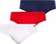 Teyli Wielopak slipów męskich Toni L Biały-czerwony-niebieski 1