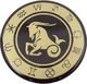 Giftdeco Koziorożec - znak zodiaku - magnes. Śr. 6cm; metal emaliowany 1
